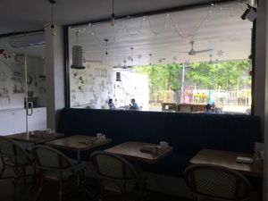 Exterior seating  at Gourmet Cafe - Dewi Sri in Seminyak