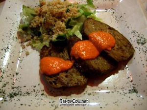 Seitan roll at El Vergel in Madrid