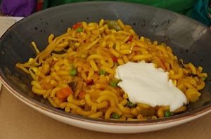 Fideua at El Vergel in Madrid