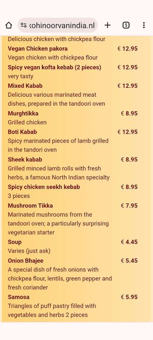  at Kohinoor van India in Groningen