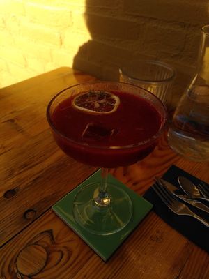 Aperetif (their own creation) at Achterwerk in Groningen