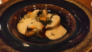 Baked fennel, vanilla foam... at Achterwerk in Groningen