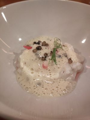 Bloemkoolrisotto met pickled onions at Achterwerk in Groningen