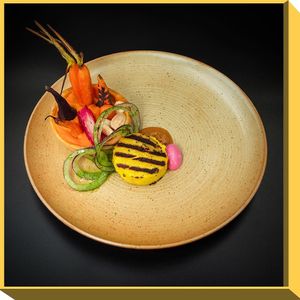 Carrot pie with Burmese tofu at Achterwerk in Groningen