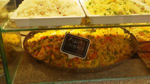 Vegan paella at Organic - Boqueria in Barcelona