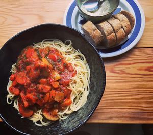 Delicious vegan pasta 🤤 at All About Eve in Hasselt