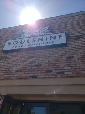Easy to read sign at Soulshine in San Diego