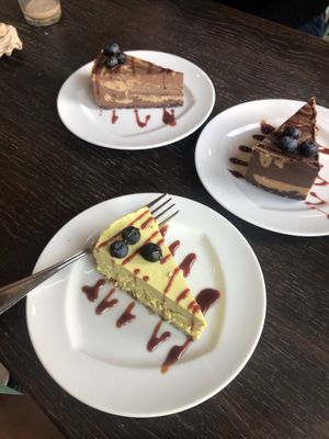 Lemon & PBChocolate Cheesecake at Soulshine in San Diego