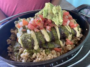 Carnitas enchiladas  at Soulshine in San Diego