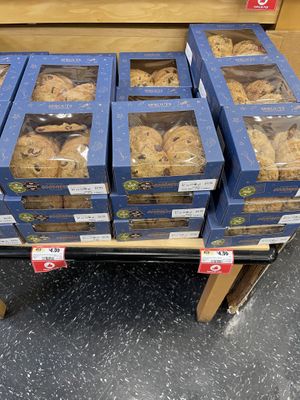 vegan cookies in the bakery   at Sprouts Farmers Market in San Marcos