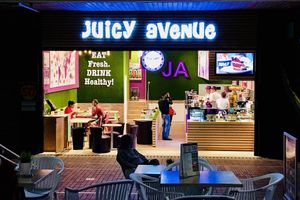 View from outside at Juicy Avenue in Gran Canaria