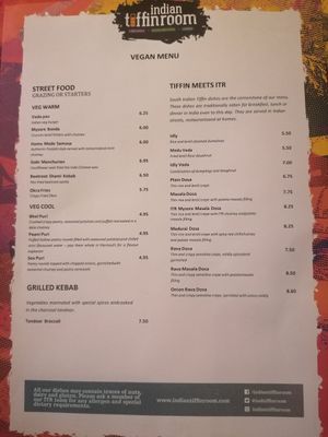  at Indian Tiffin Room  in Manchester