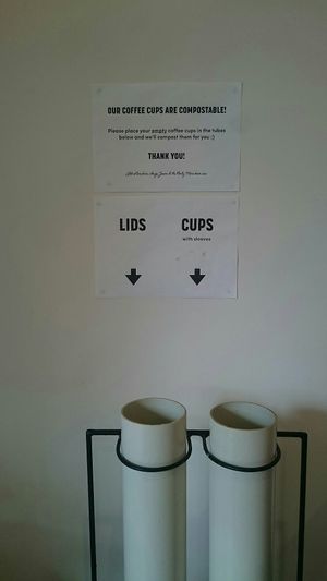 Trying to be eco-friendly at Only Mine Chocolate Factory in Olinda