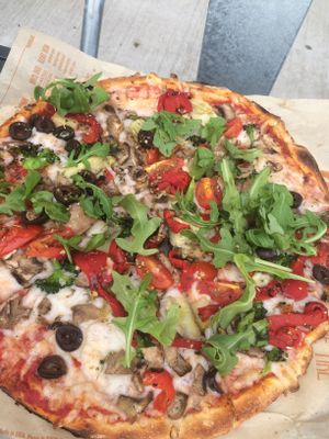 Veg pizza  at Blaze Pizza in Rochester