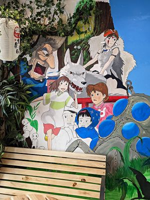 Miyazaki lovers at The Goji Bar in Paris