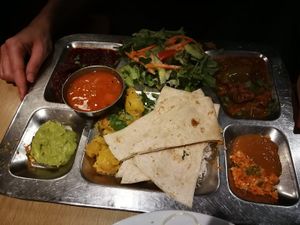 Vegan Thali at W Der Imbiss - Prenzlauer Berg in Berlin