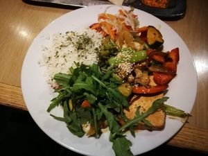 Vegan Tofu Teriyaki at W Der Imbiss - Prenzlauer Berg in Berlin