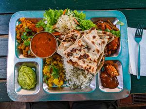 Vegan Thali at W Der Imbiss at W Der Imbiss - Prenzlauer Berg in Berlin