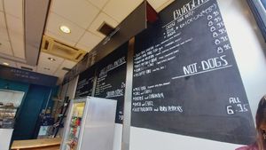 Menu at The Glasvegan in Glasgow