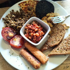 Scottish breakfast at The Glasvegan in Glasgow