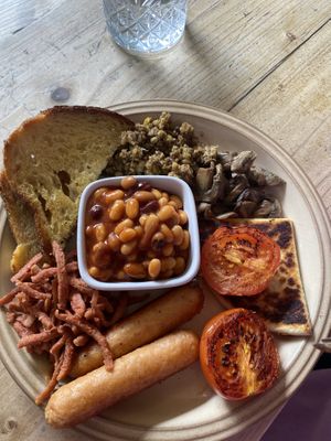 full fry up at The Glasvegan in Glasgow