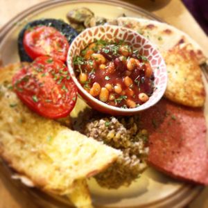 Full Scottish breakfast which we loved at The Glasvegan in Glasgow