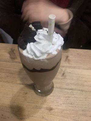 milkshake  at The Glasvegan in Glasgow