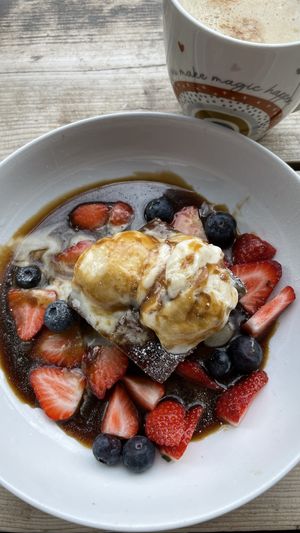 Day special: sticky toffee pudding  at The Glasvegan in Glasgow