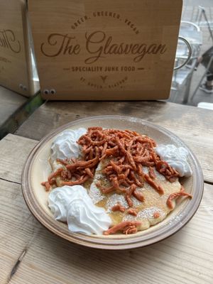 Pancakes and Bakon   at The Glasvegan in Glasgow