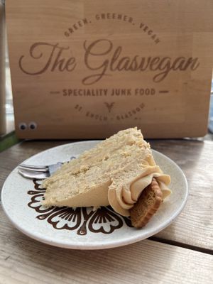 Biscoff cake  at The Glasvegan in Glasgow