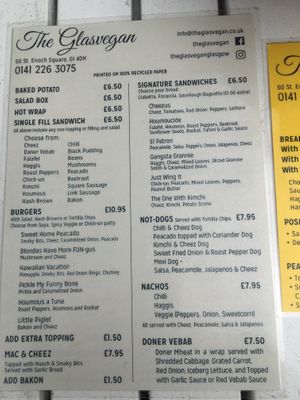   at The Glasvegan in Glasgow