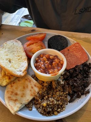 Vegan Scottish breakfast   at The Glasvegan in Glasgow