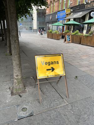 A welcome sight  at The Glasvegan in Glasgow