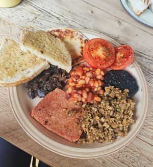 Scottish breakfast at The Glasvegan in Glasgow