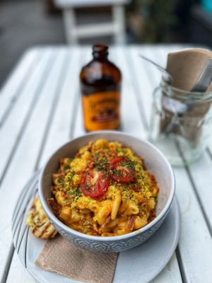 Mac and cheez at The Glasvegan in Glasgow