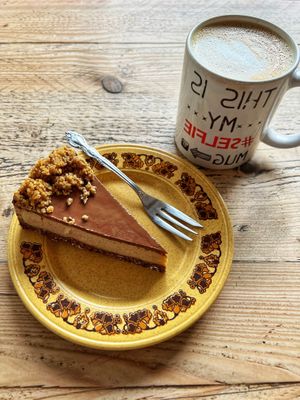 Cheesecake at The Glasvegan in Glasgow