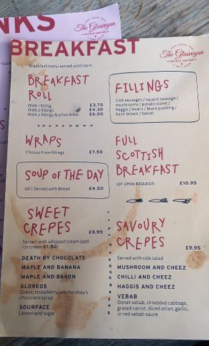  at The Glasvegan in Glasgow