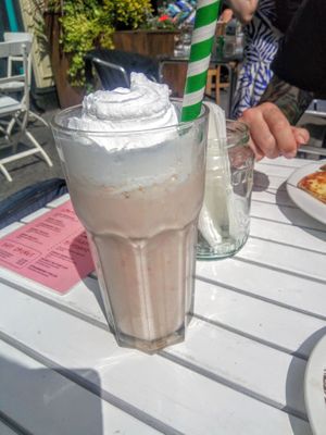 Strawberryfields Milkshake at The Glasvegan in Glasgow