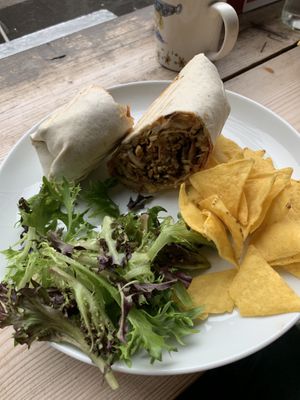 Doner vebab  at The Glasvegan in Glasgow