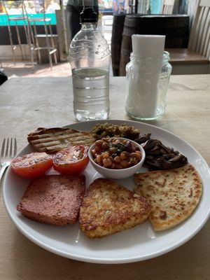 Scottish breakfast  at The Glasvegan in Glasgow