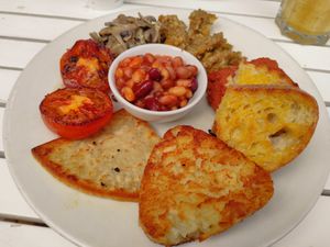 Scottish breakfast at The Glasvegan in Glasgow