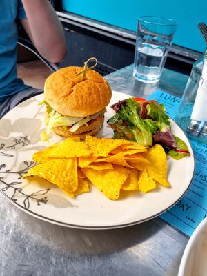 Hawaiian Vacation Burger at The Glasvegan in Glasgow