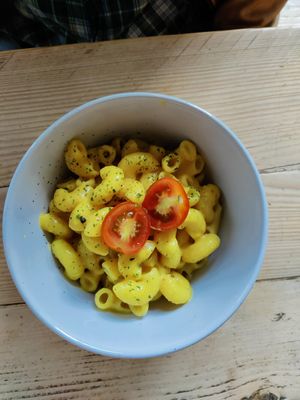 Mac n cheese at The Glasvegan in Glasgow