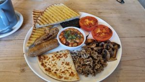 Yummy vegan brunch 🤤🤤 at The Glasvegan in Glasgow