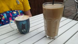 Both beverages at The Glasvegan in Glasgow