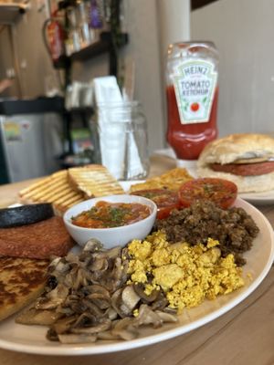 Full Scottish breakfast   at The Glasvegan in Glasgow