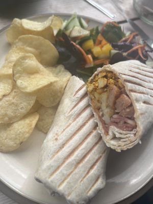 Breakfast burrito   at The Glasvegan in Glasgow