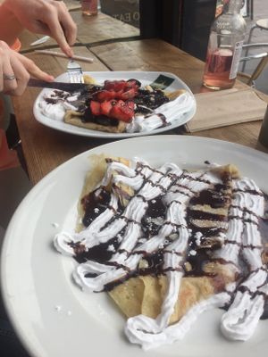 Awesome crepes  at The Glasvegan in Glasgow
