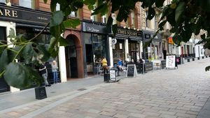 Find it in the square near the tree seats at The Glasvegan in Glasgow