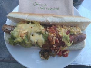 The mexi not dog at The Glasvegan in Glasgow